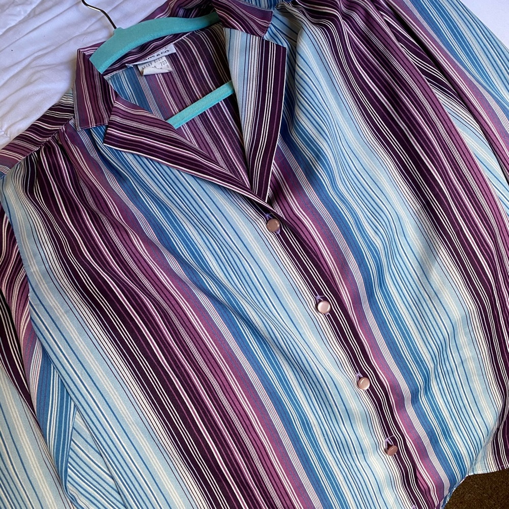 Vintage 70s Levi’s button down striped blouse